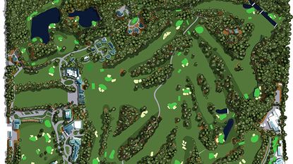 Augusta National Course Map