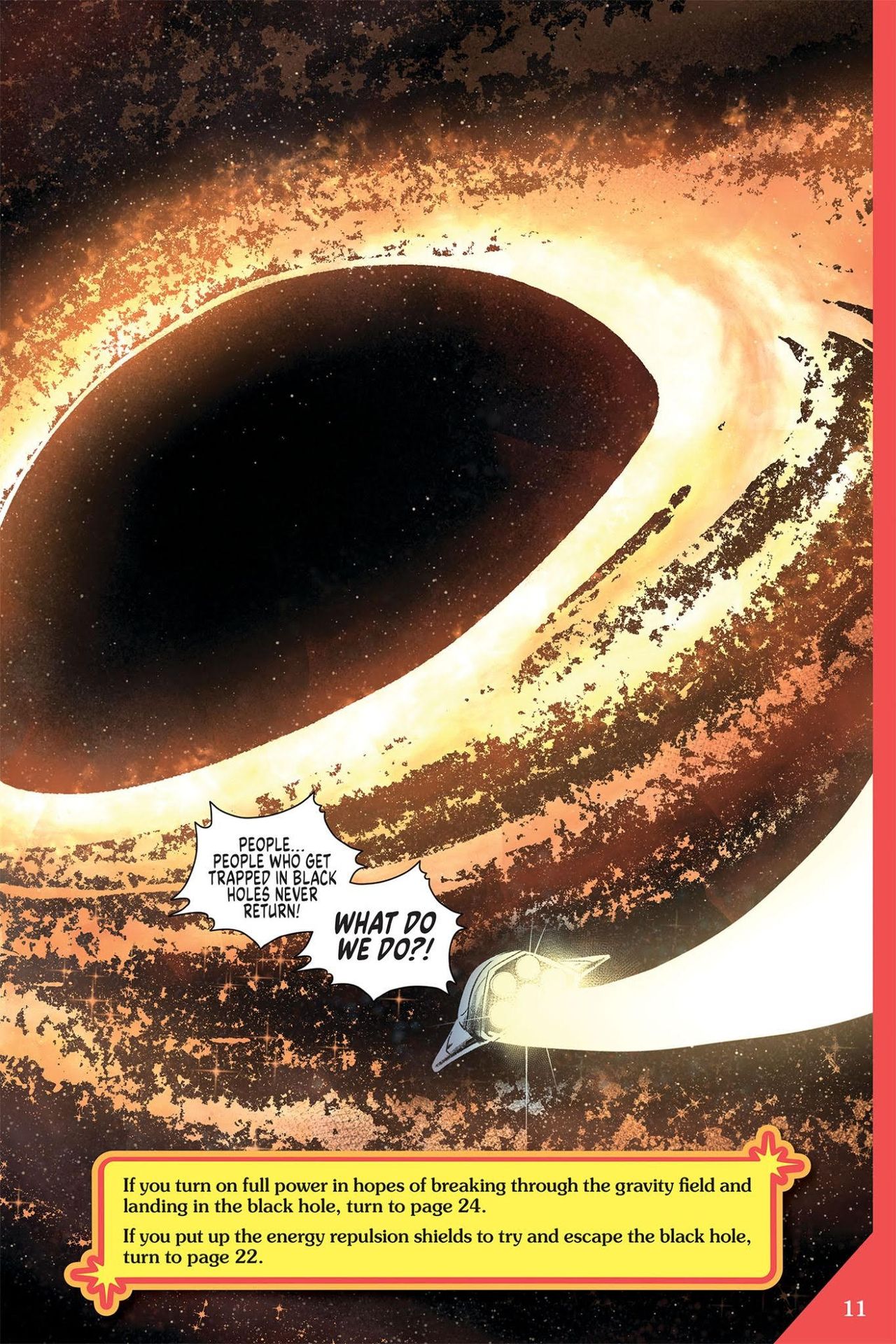 a sci-fi comic book page