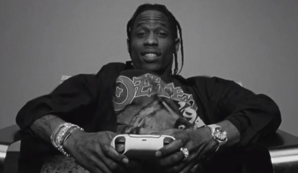 Travis Scott PS5 promotional video