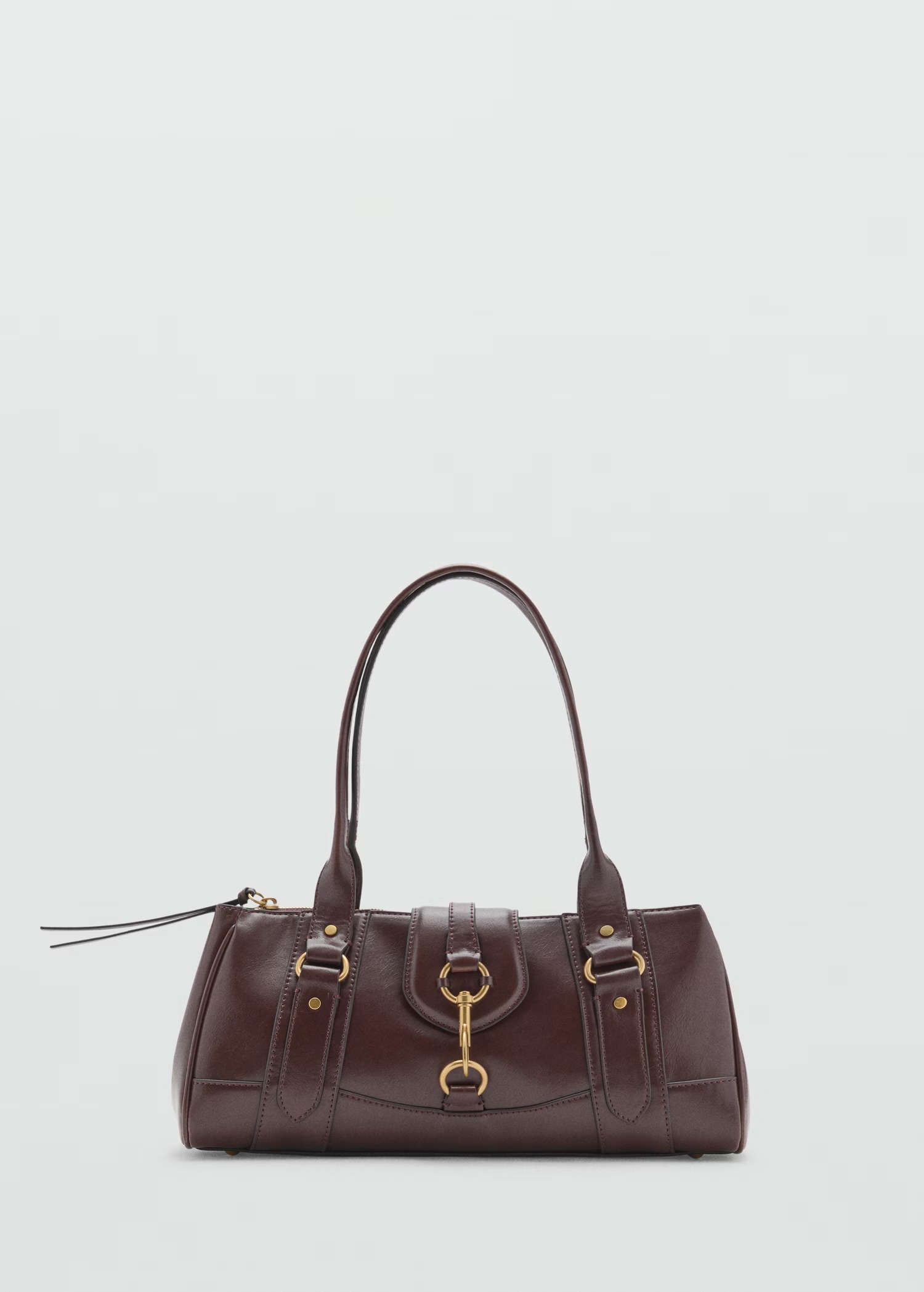 MANGO, Medium Shoulder Bag With Snap Hook 