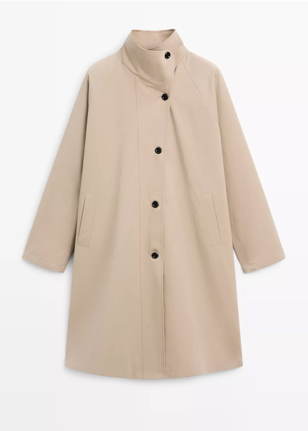 Massimo Dutti, Long 100% Cotton Trench Coat