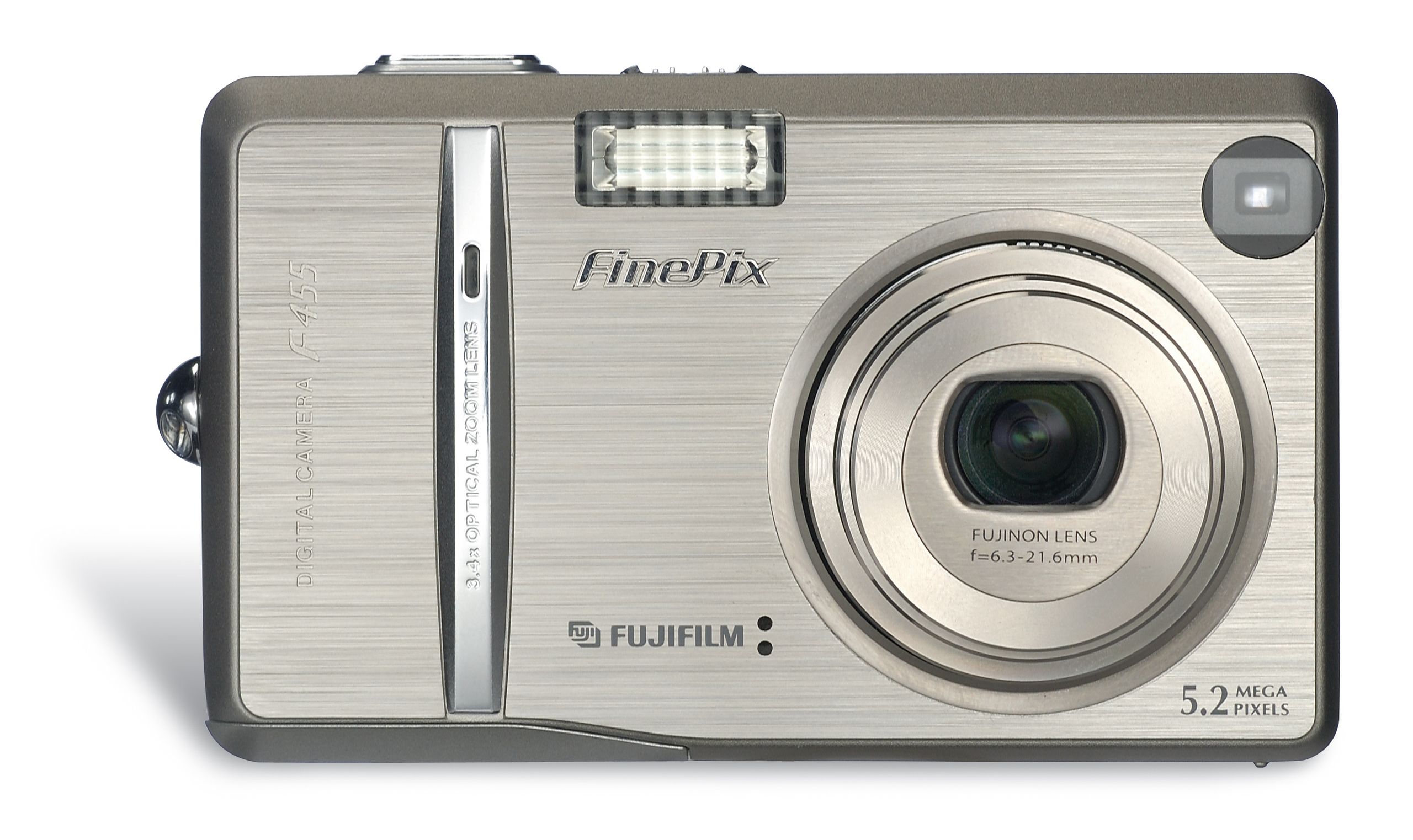 【動確/並品】FUJI FILM FINEPIX F455 Fujifilm FinePix F Series F455 Zoom 5.2MP Digital Camera - Silver