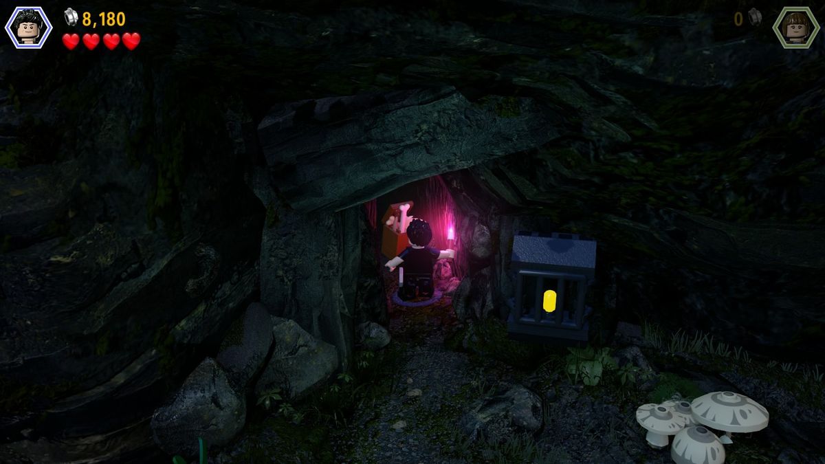 The Bird Cage Lego Jurassic World Minikit and Amber Fossil Brick