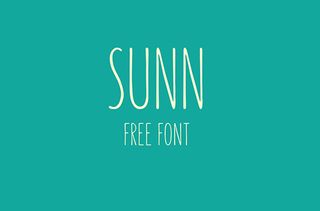 Free font: Sunn