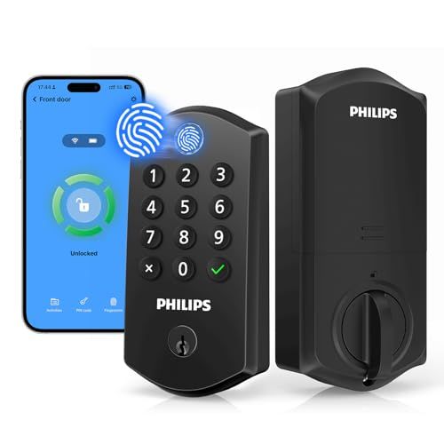 Philips Wi-Fi Smart Deadbolt Lock for Front Door