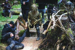 MastersFX help bring the six-legged Skitters to life in the TV show Falling Skies, creating the actor-driven puppets used for close-up shots