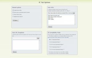 Chrome extensions: IE Tab