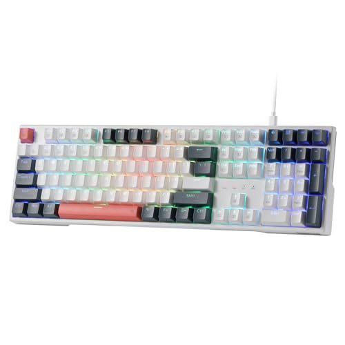 108 Keys Wired Mechanical Keyboard 