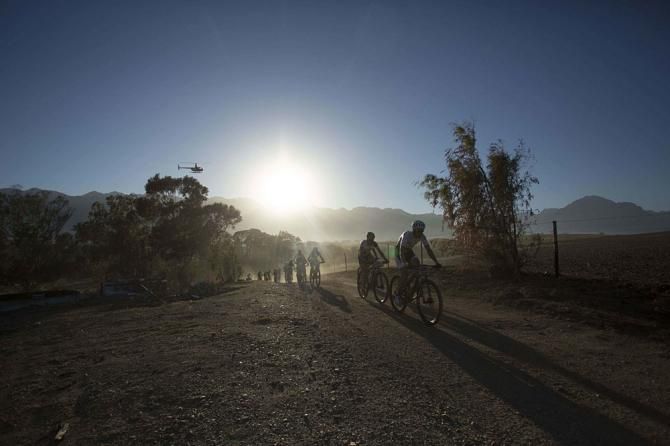 Sunrise leaving Tulbagh