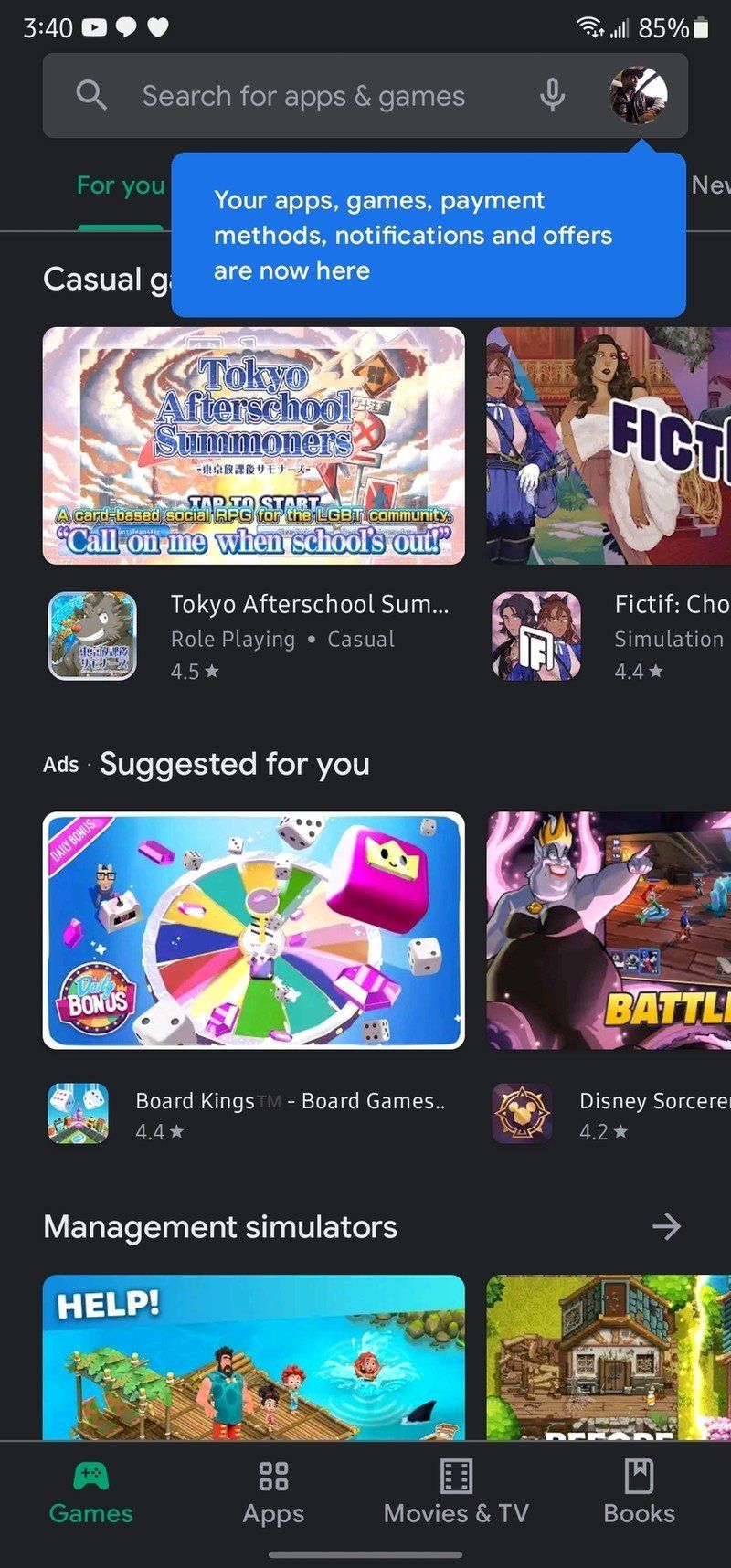 New Google Play Store UI kills the hamburger menu, for better or for
