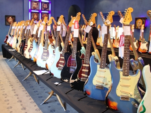 Various Stratocasters and Telecasters