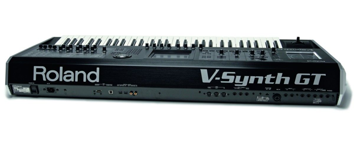 Round the back, you can load and save sounds from USB drives and computers.