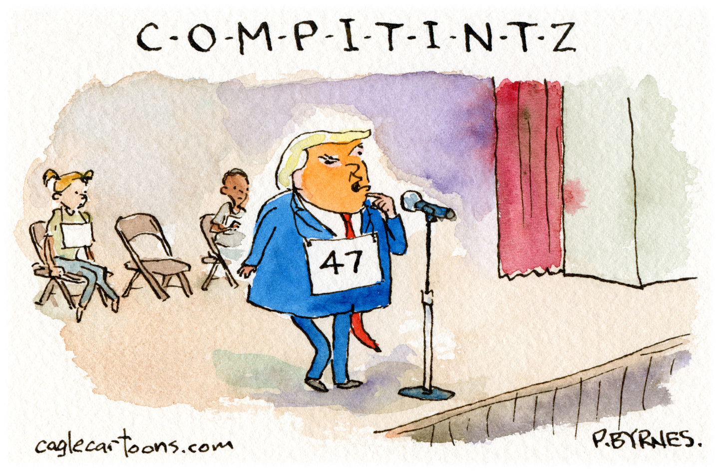 Political cartoon