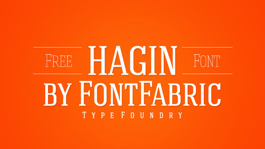 Free font: Hagin