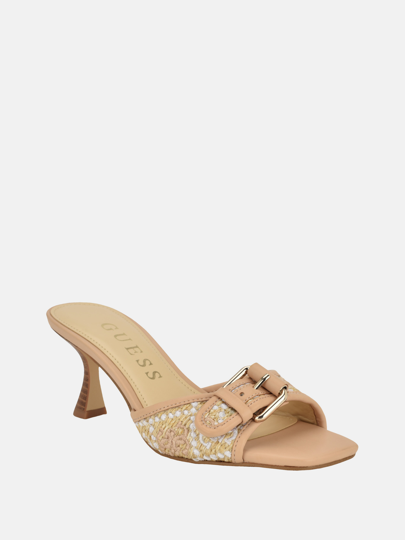 Guess, Dista Straw Kitten Heels