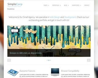 Drupal themes: SimpleCorp