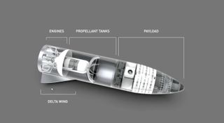 BFR Spaceship: Top View