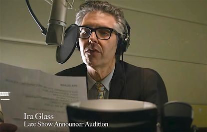 Ira Glass "auditions" for Stephen Colbert's Late Show