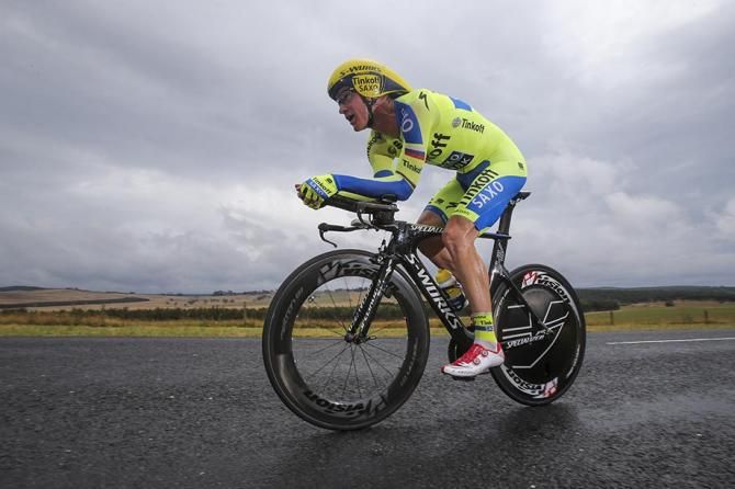 Michael Rogers stood out against the sky