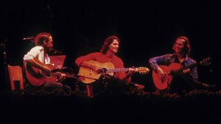 Al Di Meola John McLaughlin and Paco de Lucia performing in San Francisco in 1980