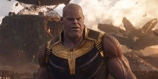Thanos on Titan Josh Brolin Avengers Infinity War