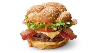 McDonald's BBQ bacon stack