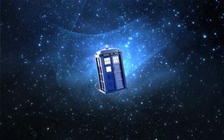 The Doctor's time machine is the TARDIS, which stands for Time and Relative Dimensions in Space.