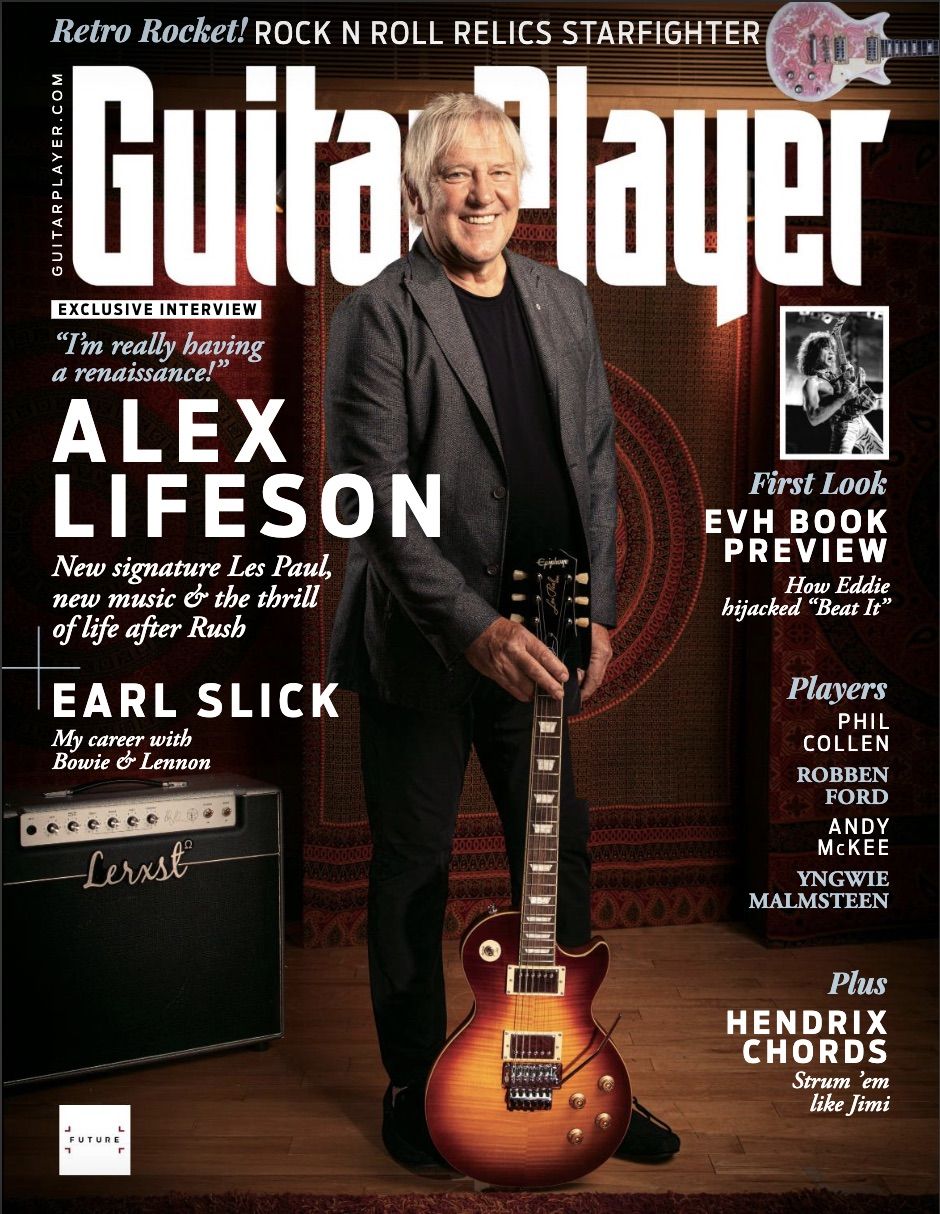 The cover of Guitar Player&#039;s November 2021 issue