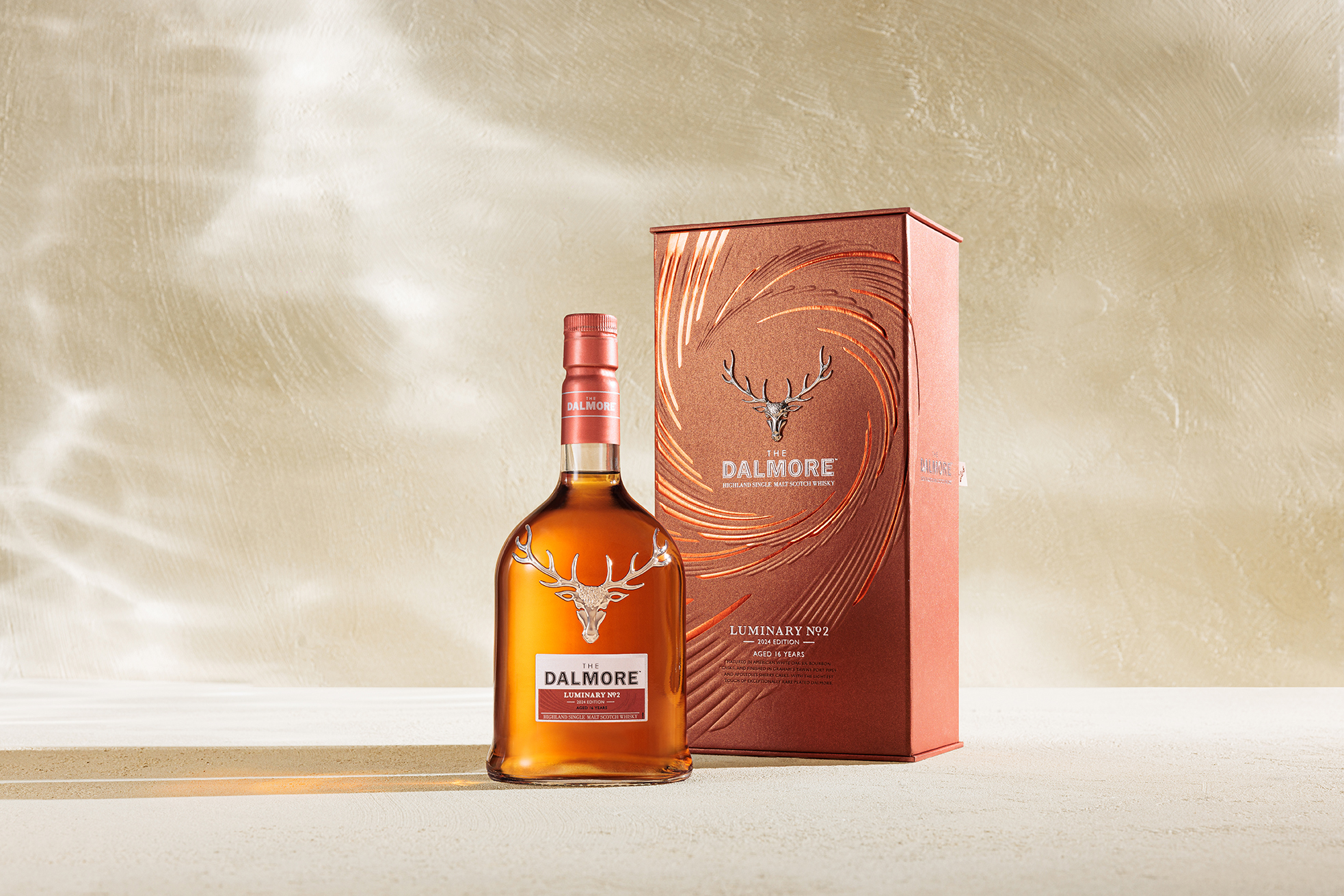 The Dalmore Luminary No.2 whisky bottle and packaging