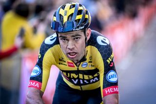 Belgian Wout Van Aert of Team JumboVisma pictured after the Strade Bianche one day cycling race 184km from and to Siena Italy Saturday 06 March 2021 BELGA PHOTO DIRK WAEM Photo by DIRK WAEMBELGA MAGAFP via Getty Images