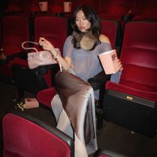 Vivian Li wearing NYC-based brands