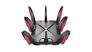 best gaming router TP-Link Archer GX90 from the front on a white background