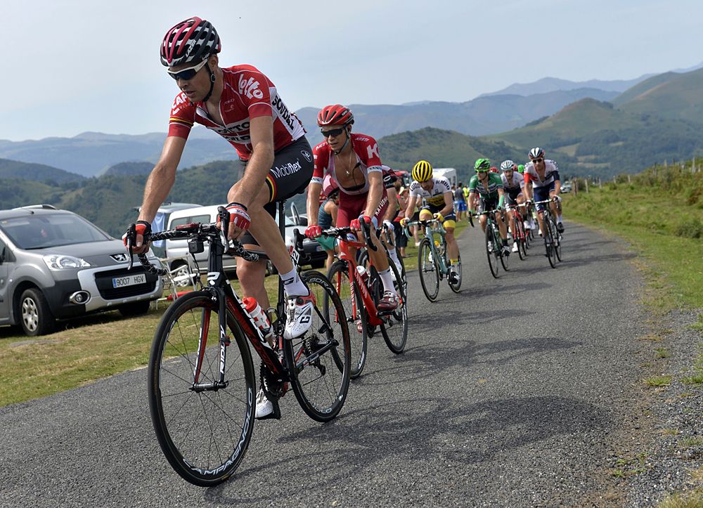 Lotto Soudal leads the breakaway