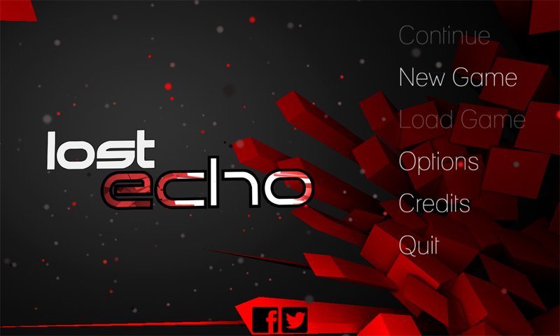 Lost Echo Menu