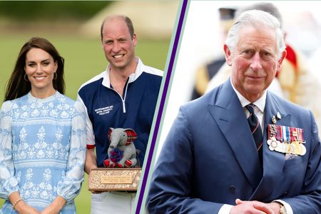 King Charles, Prince William and Kate Middleton