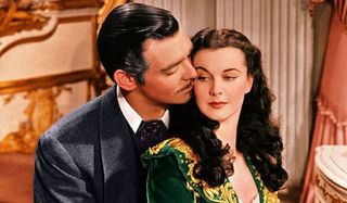 Gone With The Wind Clark Gable Vivien Leigh Rhett and Scarlett cozy up