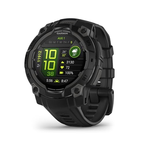 Garmin Instinct® 3 Amoled, Rugged Gps Smartwatch, 45mm, Black