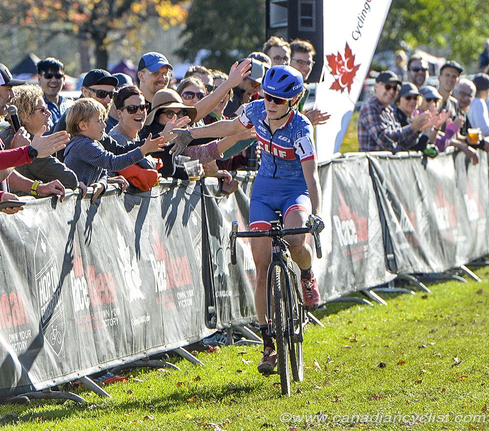 Maghalie Rochette (Clif Pro Team) finishing 2nd
