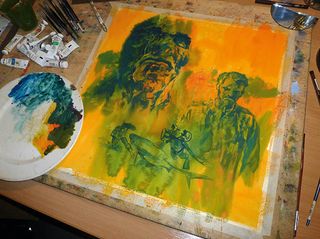 Evil Dead poster artist takes on Zombie Flesh Eaters