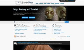 Access over 1000 Maya tutorials on SimplyMaya