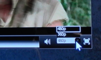 google tv full screen