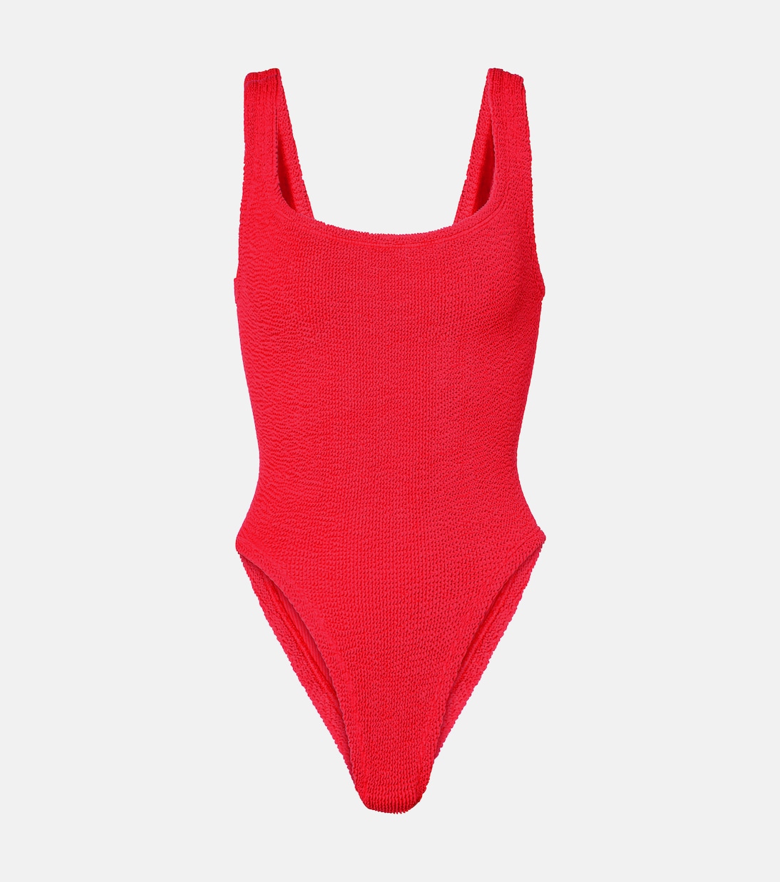 Square Neck Swimsuit in Red - Hunza G