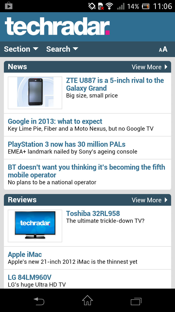 Sony Xperia TX review