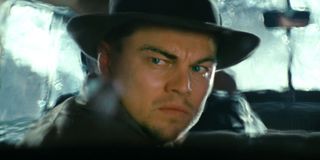 Shutter Island Leonardo DiCaprio driving through the rain
