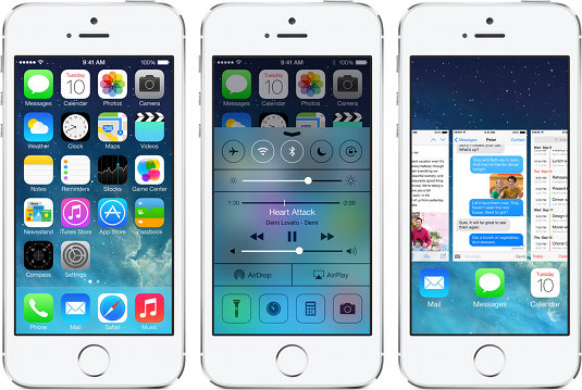 The revised iOS colour palette: fresh or gaudy?