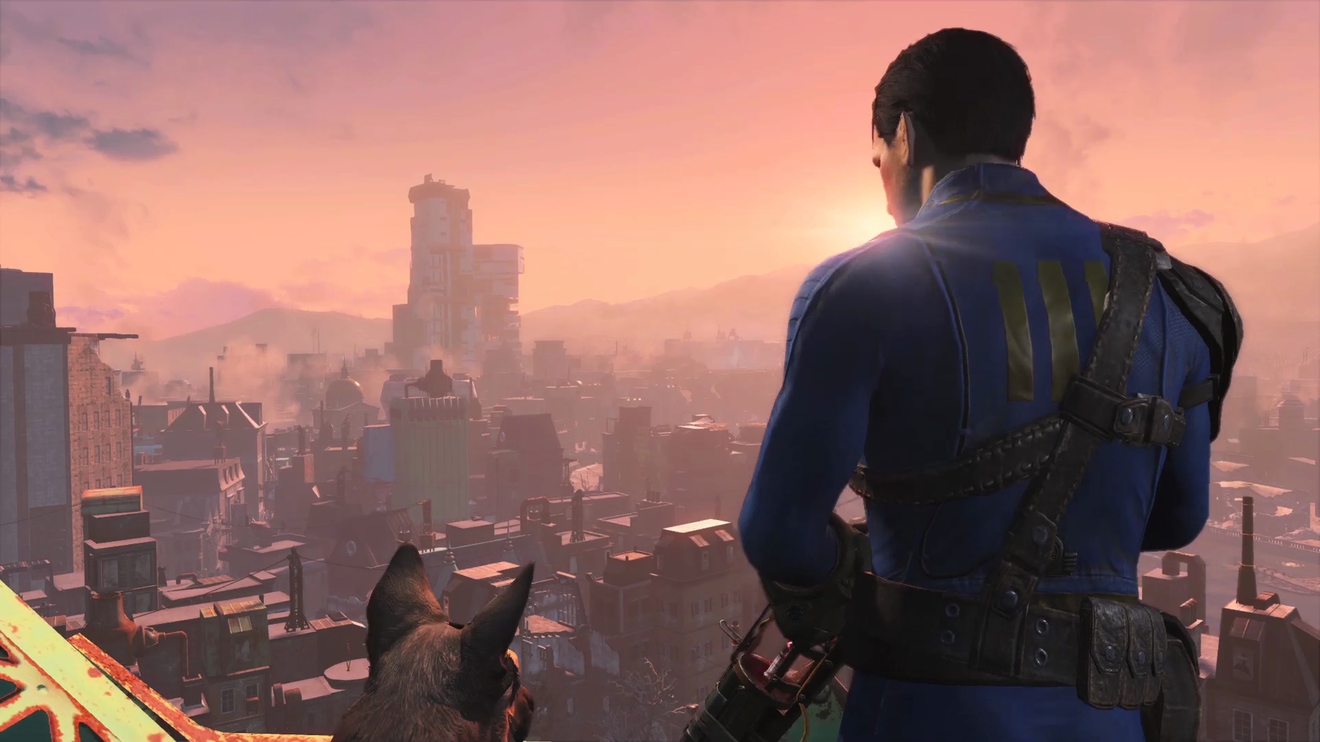 Curang Fallout 4 - karakter utama melihat limbah