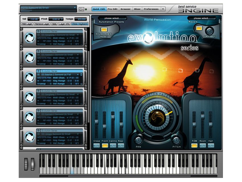World Percussion is quick to get going with and boasts fantastic sound quality.