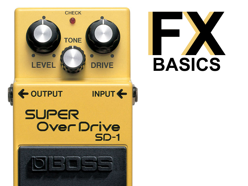 Boss&#039;s SD-1 is a typical overdrive pedal