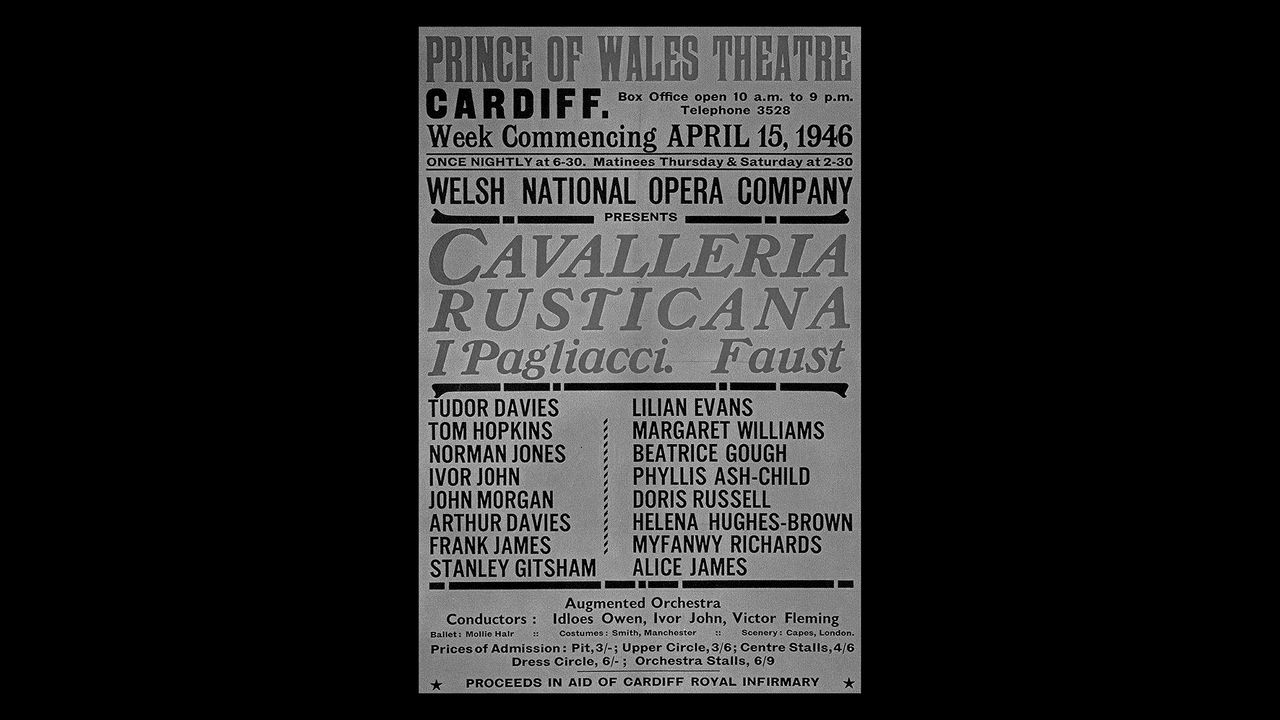 Welsh National Opera typography inspiration