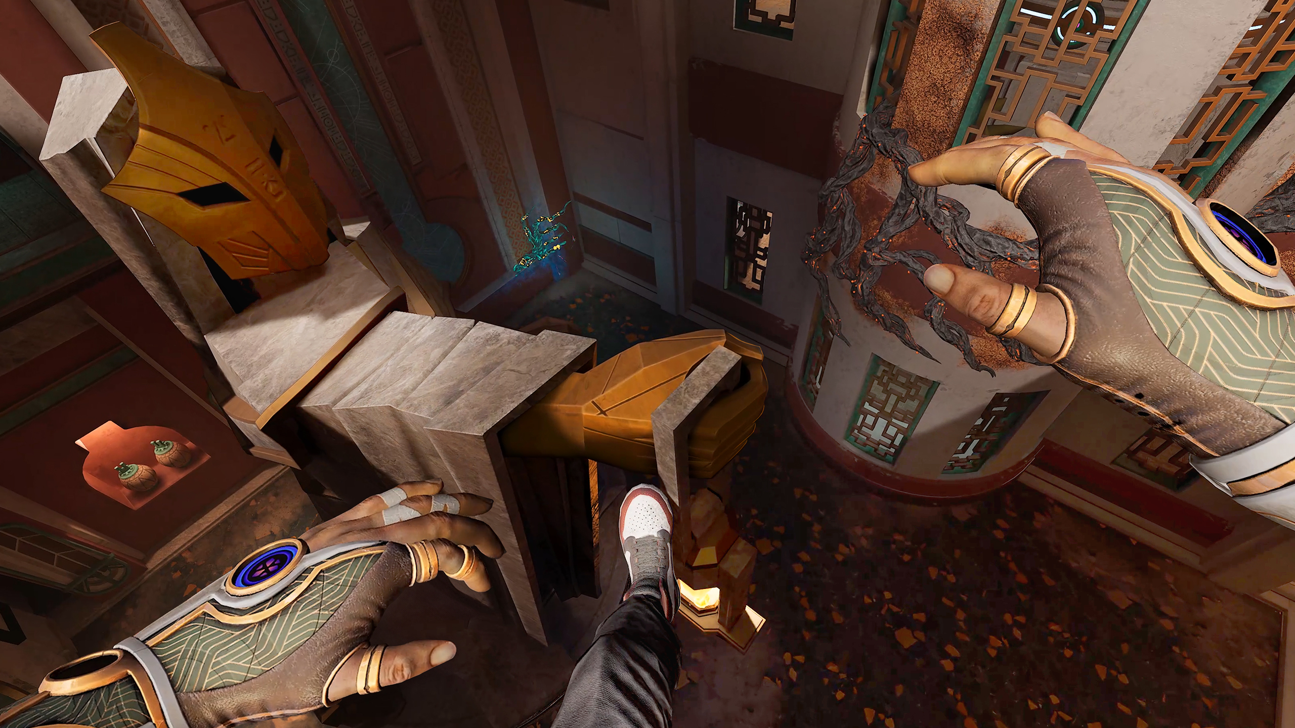 Jumping in VR game Reach